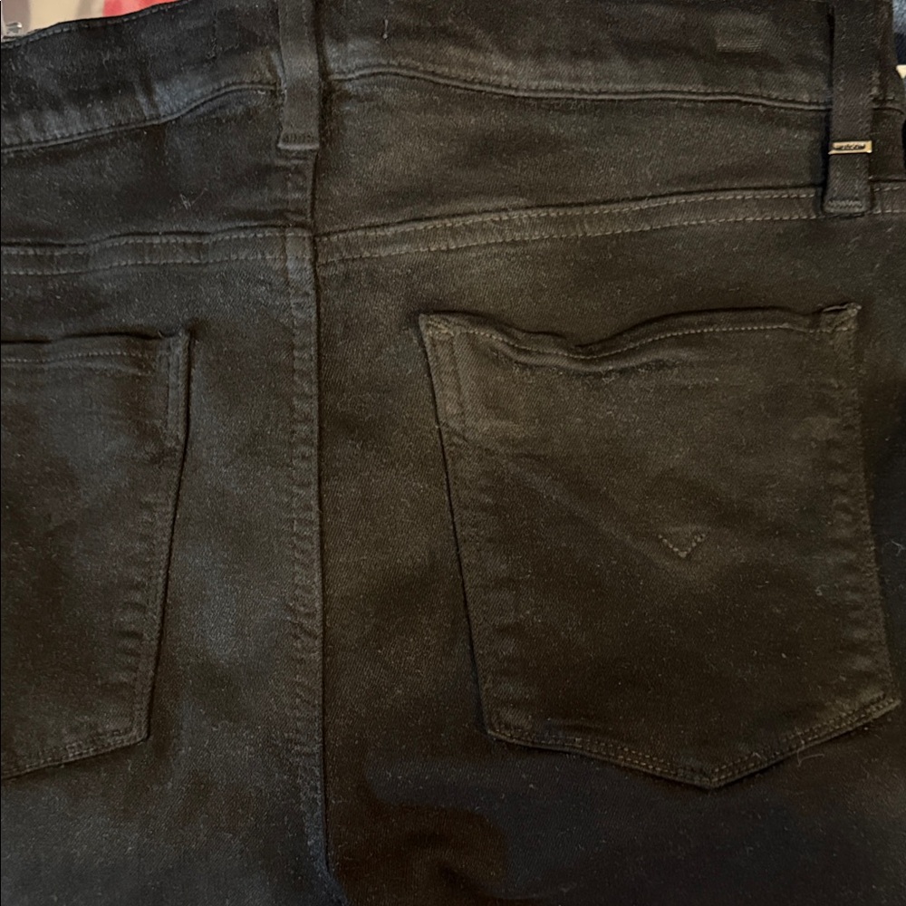 Hudson Jeans Women's Dark Black Skinny Jeans